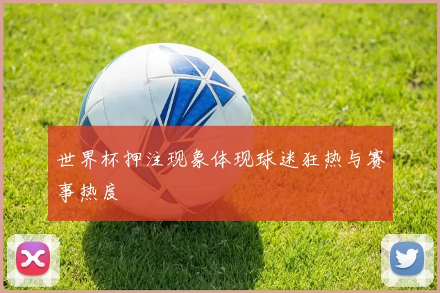 世界杯押注现象体现球迷狂热与赛事热度