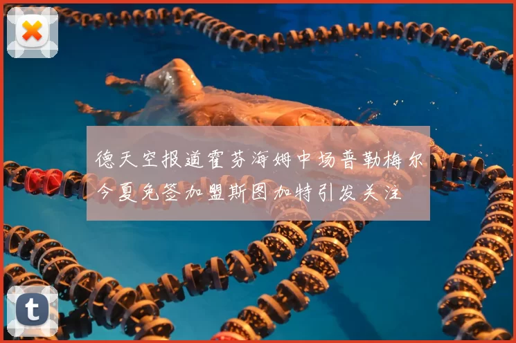 德天空报道霍芬海姆中场普勒梅尔今夏免签加盟斯图加特引发关注