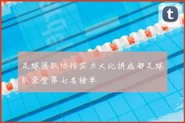 足球团队协作实力大比拼成都足球队荣登第七名榜单